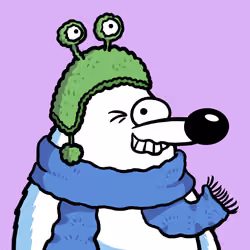 Fluffy Polar Bear #7648