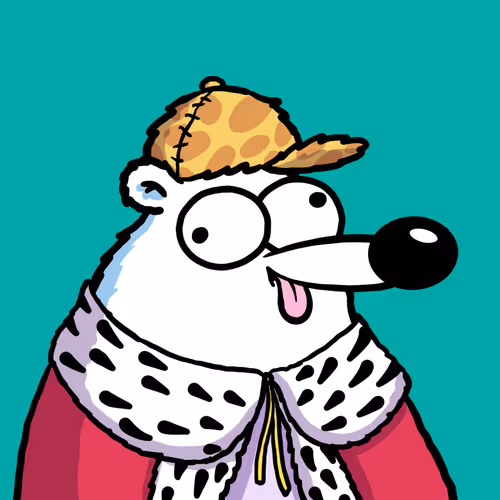 Fluffy Polar Bear #8941