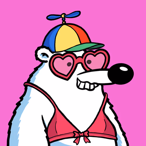 Fluffy Polar Bear #3016