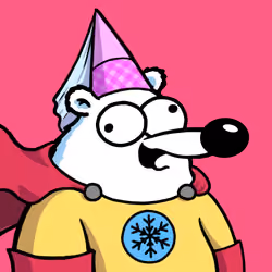 Fluffy Polar Bear #5207