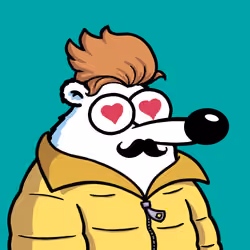 Fluffy Polar Bear #7638