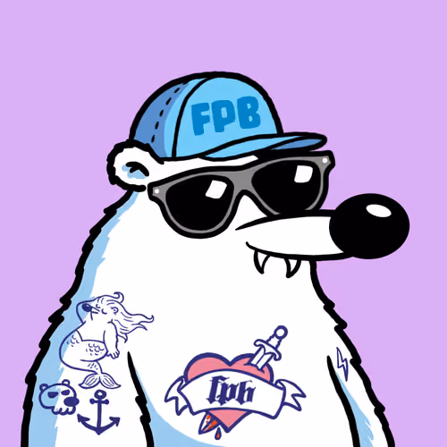 Fluffy Polar Bear #5330