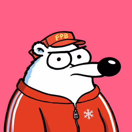 Fluffy Polar Bear #7431
