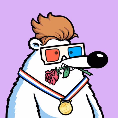 Fluffy Polar Bear #5646