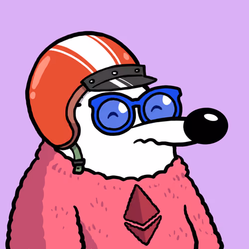Fluffy Polar Bear #6457