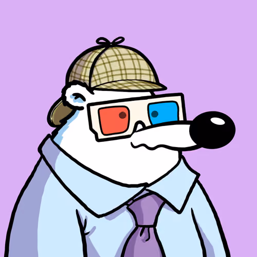 Fluffy Polar Bear #7601