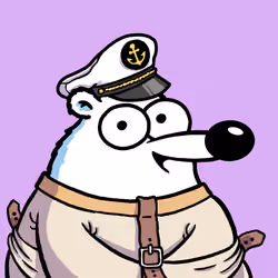 Fluffy Polar Bear #591