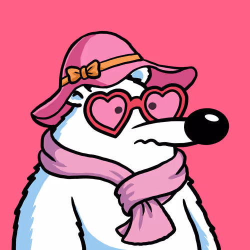 Fluffy Polar Bear #7403