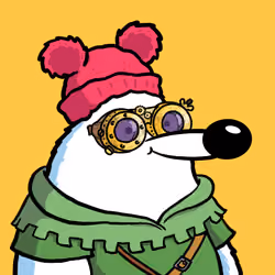 Fluffy Polar Bear #6965