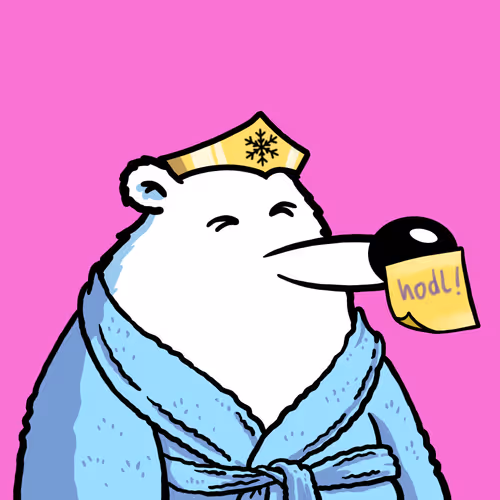 Fluffy Polar Bear #9032