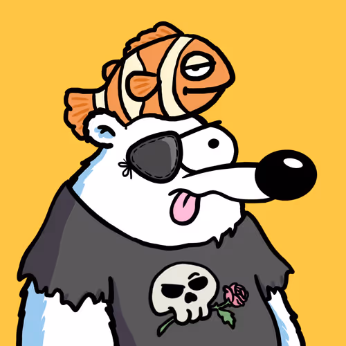Fluffy Polar Bear #9019