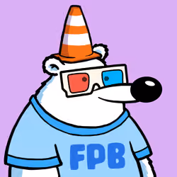 Fluffy Polar Bear #2207