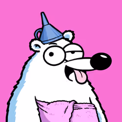 Fluffy Polar Bear #3734
