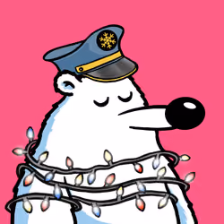 Fluffy Polar Bear #9230