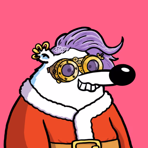 Fluffy Polar Bear #381