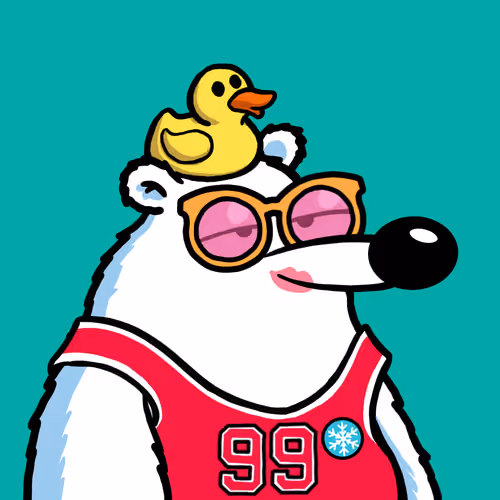 Fluffy Polar Bear #8074
