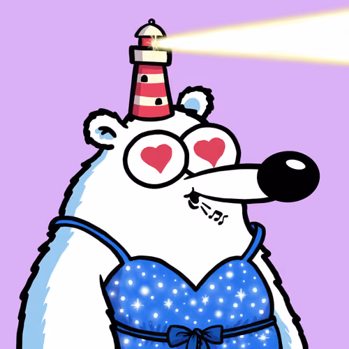 Fluffy Polar Bear #8272