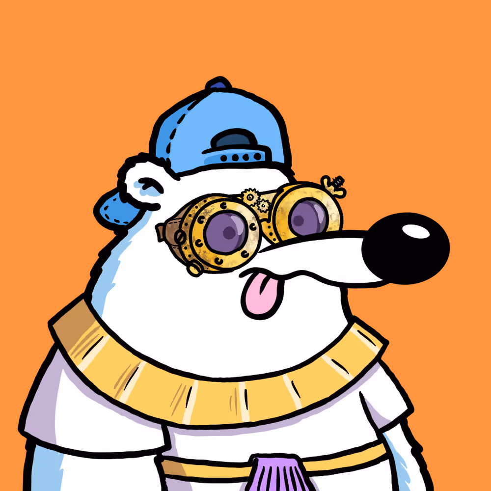 Fluffy Polar Bear #8956