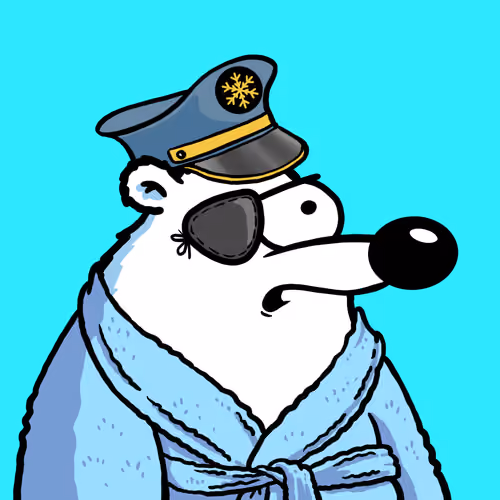 Fluffy Polar Bear #8613