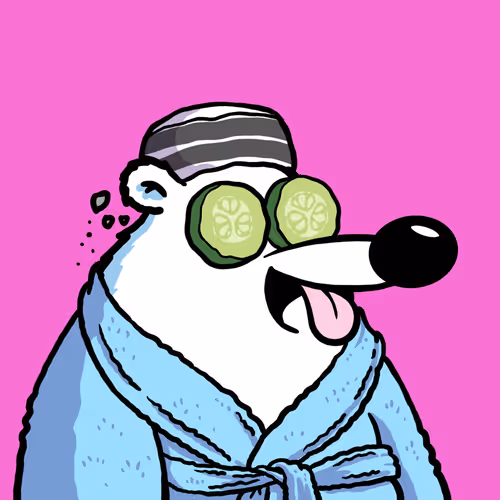 Fluffy Polar Bear #7815