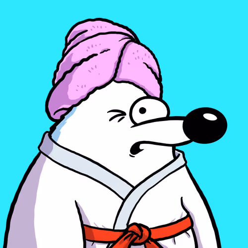 Fluffy Polar Bear #5085