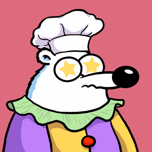 Fluffy Polar Bear #1827