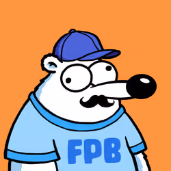Fluffy Polar Bear #1919