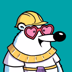 Fluffy Polar Bear #2659