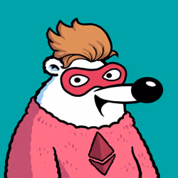 Fluffy Polar Bear #6423