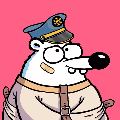 Fluffy Polar Bear #2560