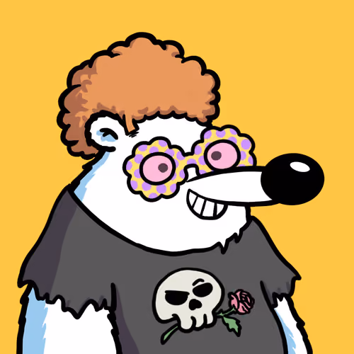 Fluffy Polar Bear #2331