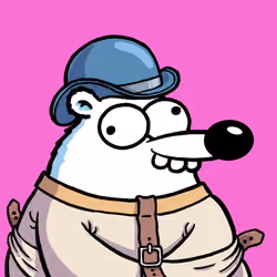 Fluffy Polar Bear #2762