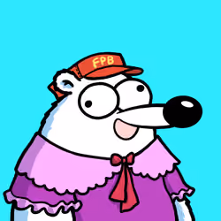 Fluffy Polar Bear #3041