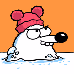 Fluffy Polar Bear #3302