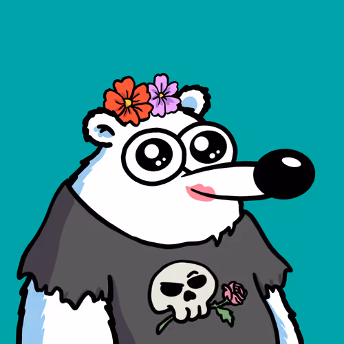 Fluffy Polar Bear #3281