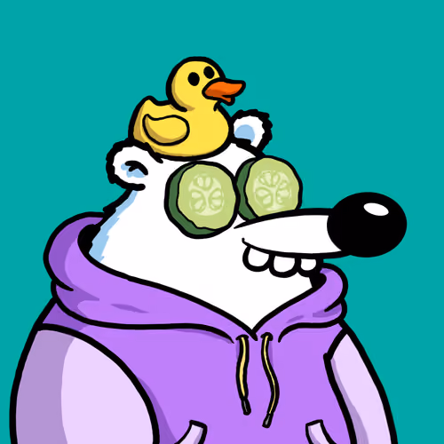 Fluffy Polar Bear #6183