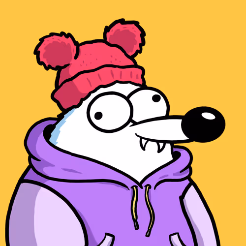 Fluffy Polar Bear #9201