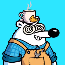 Fluffy Polar Bear #6711