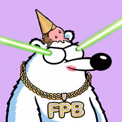 Fluffy Polar Bear #8152