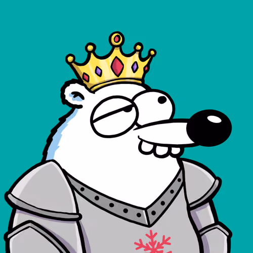 Fluffy Polar Bear #1322