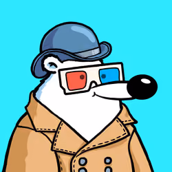Fluffy Polar Bear #3319