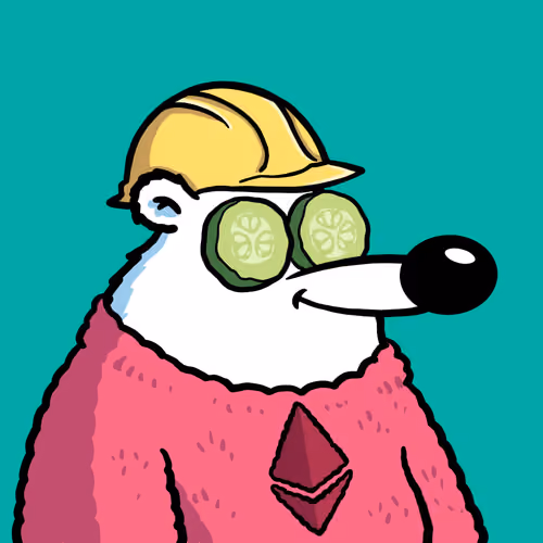 Fluffy Polar Bear #4834