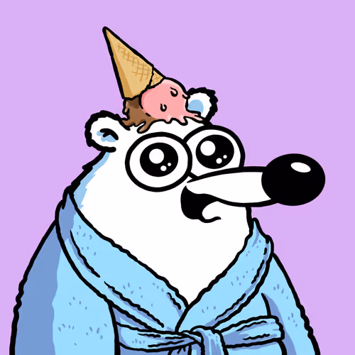 Fluffy Polar Bear #5927