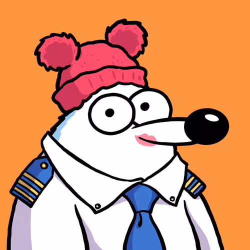 Fluffy Polar Bear #8357