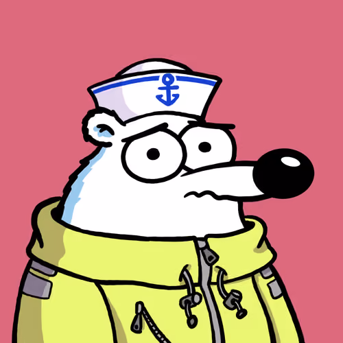 Fluffy Polar Bear #7973