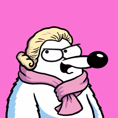Fluffy Polar Bear #6496