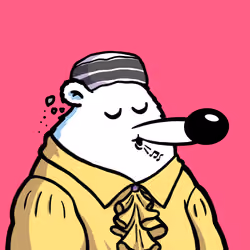Fluffy Polar Bear #5426
