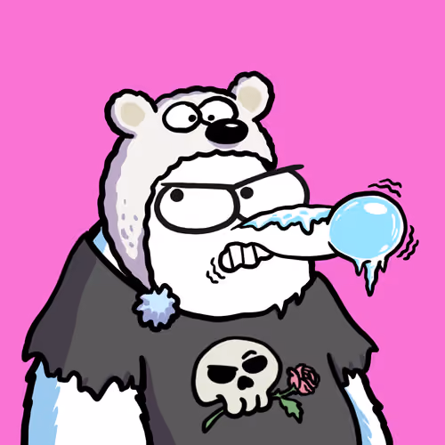Fluffy Polar Bear #3925