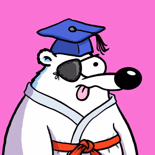 Fluffy Polar Bear #7027