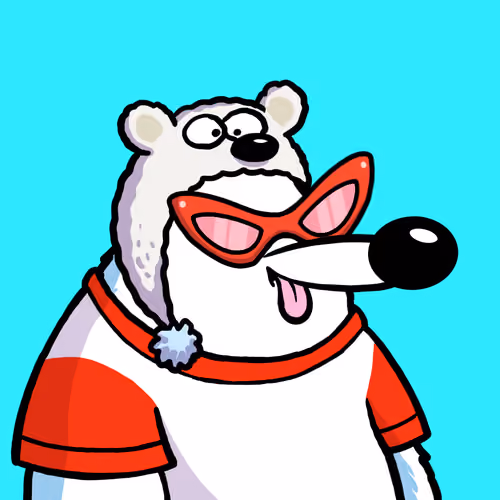 Fluffy Polar Bear #3325